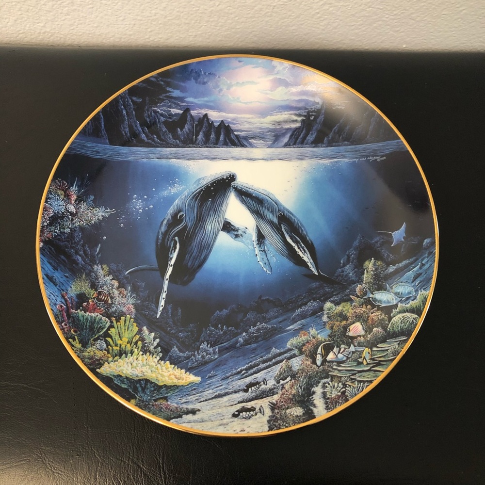 Collection plate #UNDERWATER PARADISE